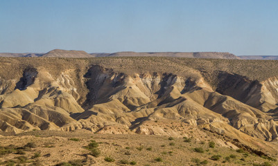 The Makhtesh Ramon in Negev desert, Israel