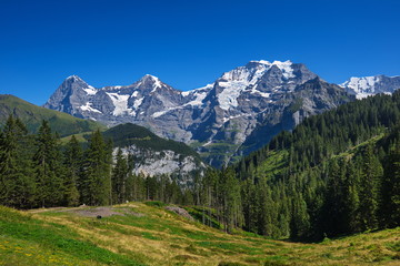 Fototapeta na wymiar Eiger, Mönch and Jungfrau