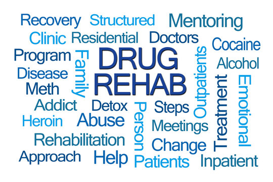Drug Rehab Word Cloud