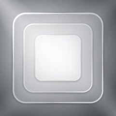 Vector Geometric Background. Paper squares.