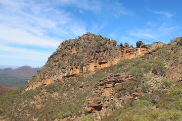Fototapeta na wymiar St Mary Peak, flinders ranges, south australia 