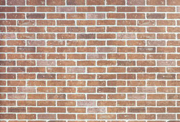Light orange brick wall with copy space