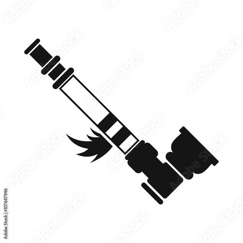 "Smoking pipe for marijuana icon" Stock image and royaltyfree vector