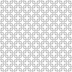 Seamless Geometric Pattern. Regular Tiled Ornament. Vector.