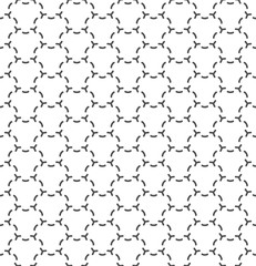 Seamless Geometric Pattern. Regular Tiled Ornament. Vector.
