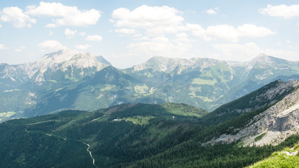 Fototapeta na wymiar Bergmassiv Alpen