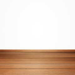 brown wood floor isolated on a white