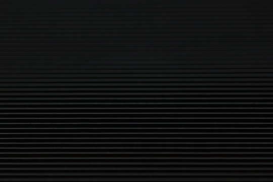 Abstract minimalistic black striped background with horizontal lines and header. Copy space . The texture.