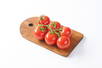 Bunch of fresh red tomatoes