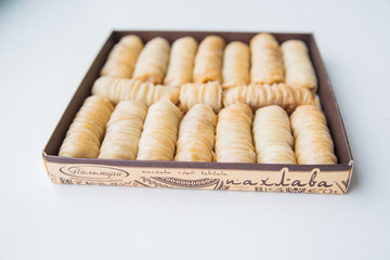 Oriental sweets with honey and nuts