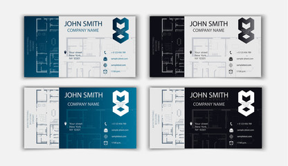business card for an architect