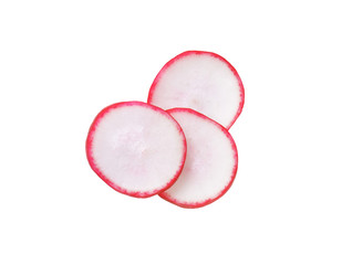 Sliced radish