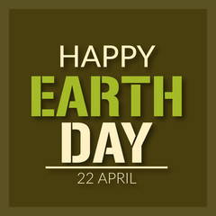 Obraz premium Earth Day Background.