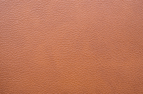 Closeup Brown leather texture for background.