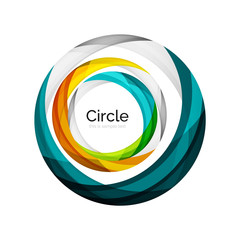 Vector swirl icon or background