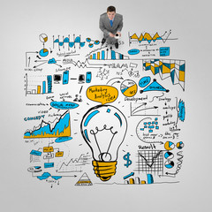 Businessman and his business strategy