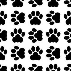 cat paw seamless