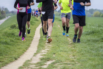 Marathon cross-country running