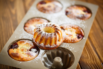 cheese cakes with fruit filling 