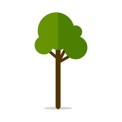 Vector Illustration of an Abstract Tree