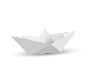 Vector Paper Ship.