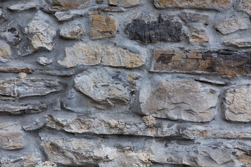 wall of stones as a texture