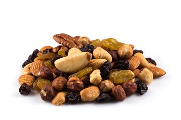 Mix nuts and dry fruits