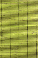 green woven mat