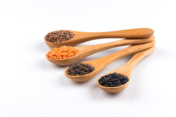Group of lentils
