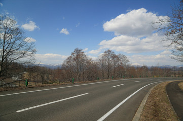 Fototapeta premium 真新しい道路