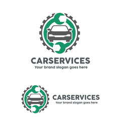 Car service garage, logo, Shop brand identity, automobile car product, Car repair sign.