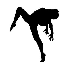 dance silhouette modern
