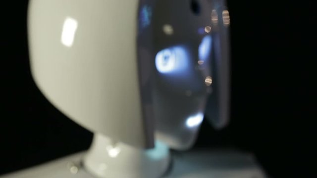 female robot head