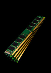 Electronic collection - computer random access memory (RAM) modules