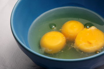 Chicken eggs are widely used in many types of dishes