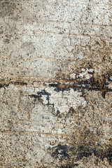 Stain on old cement texture