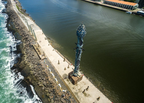 Sculpture Park Deck In Recife, Brazil