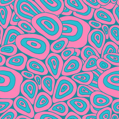 Vector illustration of a seamless repeating abstract pattern.