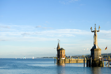 Hafen in Konstanz - Bodensee - Deutschland 
