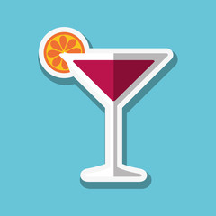 cocktail icon design , vector illustration