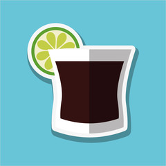 cocktail icon design , vector illustration