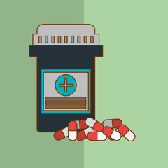 Medicine icon design , vector illustration