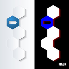 Hexagons_Blue_Icon_Vertical © vempireart