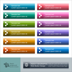 Web Button and Headline Design #Vector Graphics