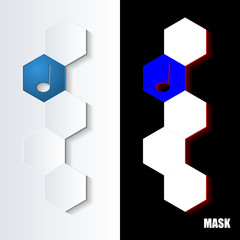 Hexagons_Blue_Icon_Vertical © vempireart