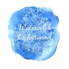 Watercolor vector abstract background with salt effect