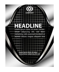 Abstract for text,Vector flyer
