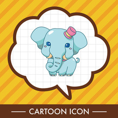animal cartoon theme elements