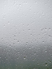 Rain Splashing on Window