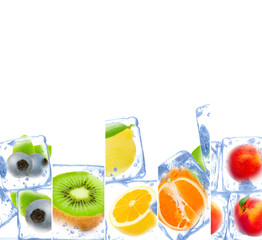 Ice Cubed Fruit